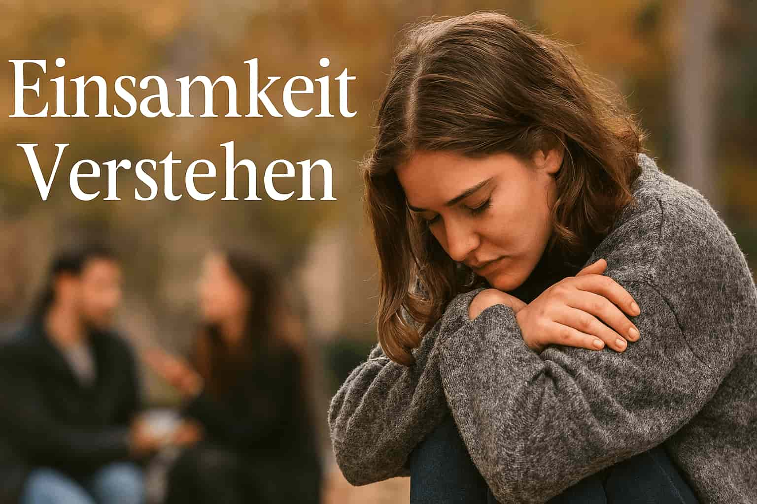 Frau fühlt sich einsam und ausgegrenzt – psychosoziale Beratung bei innerer Leere und sozialer Isolation